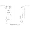 Подвесные светильники Crystal Lux QUASAR SP14W LED TRANSPARENT QUASAR