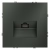 Розетка компьютерная встраиваемая VOLTUM S70 RJ45 кат.6, (титан)