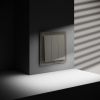 Выключатель встраиваемый VOLTUM S70 трехклавишный 10А, (шелк)