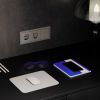 Выключатель встраиваемый VOLTUM S70 трехклавишный 10А, (шелк)