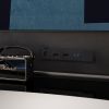 Рамка стеклянная VOLTUM S70 на 5 постов, (черный,стекло)