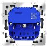 Розетка встраиваемая VOLTUM S70 с заземлением и защитными шторками, 16А, с USB, A+С, (графит)