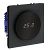 Терморегулятор электронный VOLTUM S70 с индикацией и датчиком, для теплого пола, (графит)