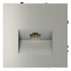 Розетка компьютерная встраиваемая VOLTUM S70 RJ45 кат.6, (сталь)