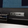 Рамка стеклянная VOLTUM S70 на 5 постов, (титан, стекло)