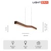 Подвесные светильники Lightera LE109L-120T WIFI Canzas