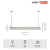 Подвесные светильники Lightera LE102L-120G WIFI Luara