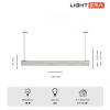 Подвесные светильники Lightera LE102L-150G WIFI Luara