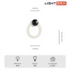 Настенные светильники Lightera LE103W-43BA STEEL Tura