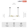 Подвесные светильники Lightera LE115L-12B Ontario