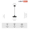 Подвесные светильники Lightera LE129L-20BA Croix