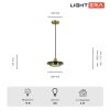 Подвесные светильники Lightera LE129L-20GRA Croix
