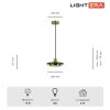 Подвесные светильники Lightera LE129L-20GRB Croix