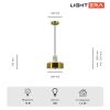 Подвесные светильники Lightera LE130L-23WB Lucerne