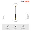 Подвесные светильники Lightera LE136L-50B Ohrid