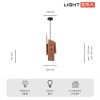Подвесные светильники Lightera LE152L-17P Tigris