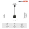 Подвесные светильники Lightera LE155L-21B Yuma