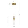 Подвесные светильники ST Luce SL1244.303.01 MEDEA