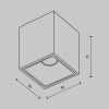 Точечные светильники Maytoni C065CL-8W3K-SQ-B Alfa LED