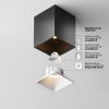 Точечные светильники Maytoni C065CL-8W3K-SQ-B Alfa LED