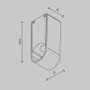 Трековое освещение Maytoni CA010SM-B Accessories for system Axity
