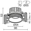 Точечные светильники Maytoni DL058-7W2.7K-TRS-W Round