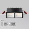 Точечные светильники Maytoni DL043-02-10W3K-SQ-B-1 Alfa LED