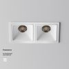 Точечные светильники Maytoni DL043-02-10W4K-SQ-W-1 Alfa LED