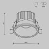 Точечные светильники Maytoni DL058-7W2.7K-W Round