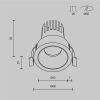 Точечные светильники Maytoni DL115-10W-4K-W Dip
