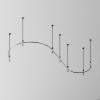 Трековое освещение Maytoni TRX154-2SR-D1200-B Busbar trunkings Flarity