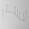 Трековое освещение Maytoni TRX154-2SR-D1200-B Busbar trunkings Flarity
