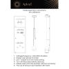 Подвесные светильники Aployt APL.058.06.04 Wisia