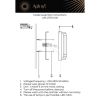 Настенные светильники Aployt APL.070.01.05 Lakres