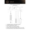 Подвесные светильники Aployt APL.325.16.01 Arian