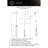 Подвесные светильники Aployt APL.326.06.01 Dzhosi