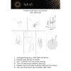Настенные светильники Aployt APL.329.21.05 Luca