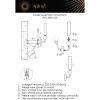 Настенные светильники Aployt APL.339.01.01 Gienia