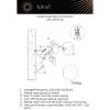Настенные светильники Aployt APL.345.01.02 Zofka