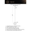 Подвесные светильники Aployt APL.048.16.07 Yulali