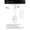Подвесные светильники Aployt APL.665.16.17 Elin