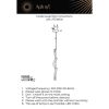 Подвесные светильники Aployt APL.773.06.16 Sindrillon