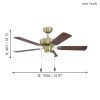 Потолочные светильники Eglo 35075 CADIZ