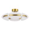 SL1304.302.45 Светильник потолочный ST-Luce латунь/белый LED 1*45W 3000K ETOILE