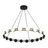 SL6610.403.20 Светильник подвесной ST-Luce черный/белый LED 1*40W 4000K MONRO