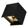 SL9513.401.01 Светильник уличный настенный ST-Luce черный/черный LED 1*10W 2700K