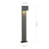 SL9513.705.01 Светильник уличный наземный ST-Luce серый/серый LED 1*12W 2700K