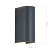 SL9516.701.01 Светильник уличный настенный ST-Luce серый/серый LED 1*10W 3000K/4000K/6500K