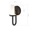 SL9539.701.01 Светильник настенный ST-Luce темно-серый/белый LED 1*3W 3000K