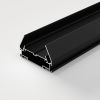 Basic System Алюминиевый профиль для монтажа в натяжной потолок однофазного шинопровода черный 2м 85234/00